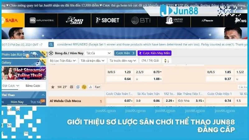 Khuyến mãi hấp dẫn cho người chơi tại Thể thao Jun88