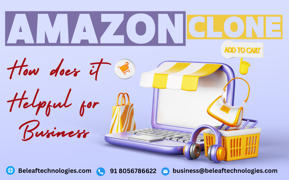How does an Amazon clone platform help businesses to solve challenges, grow revenue, and support various business models?