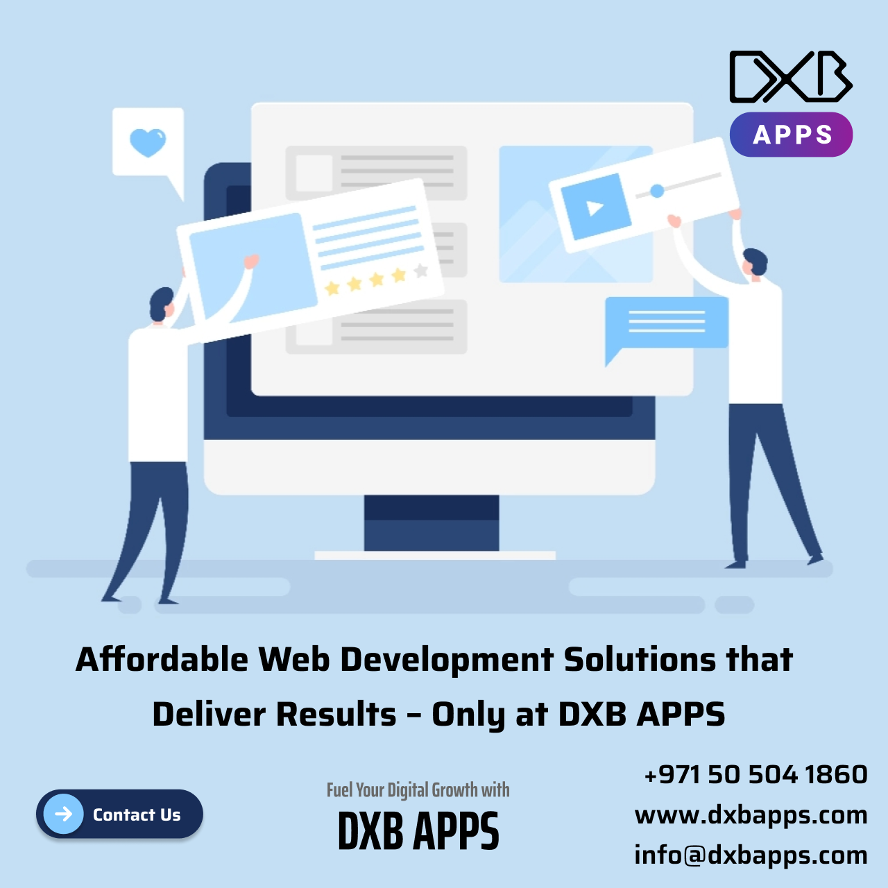 DXB APPS is your reliable mobile application development Abu Dhabi company offering app solutions