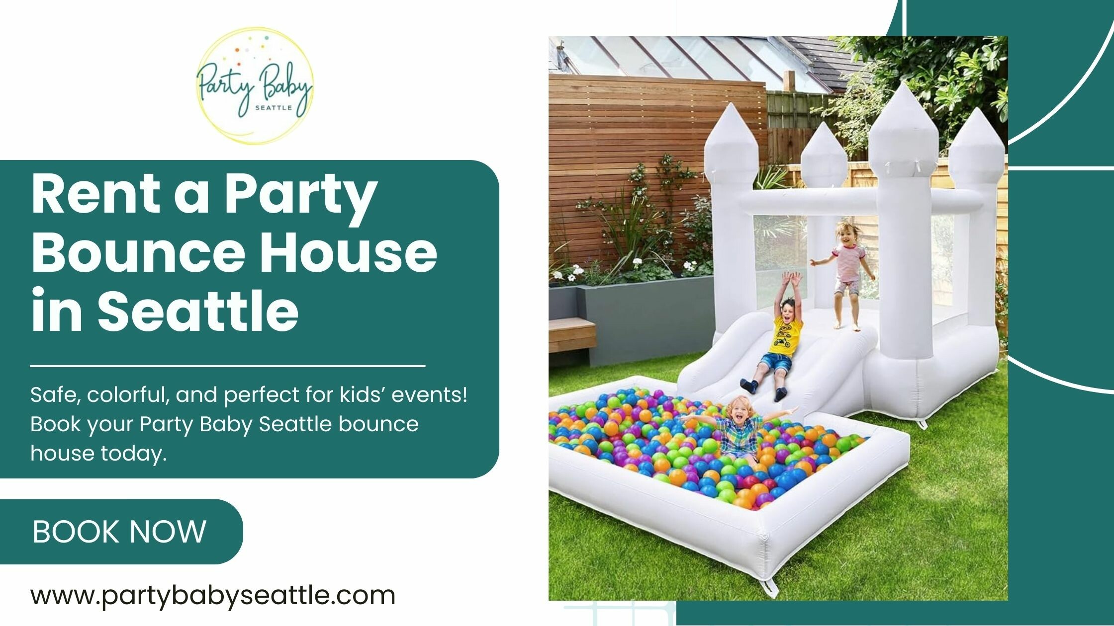 Jump Into Fun with a Bounce House in Seattle from Party Baby Seattle