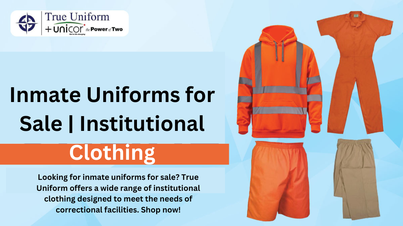 Inmate Uniforms for Sale | Institutional Clothing