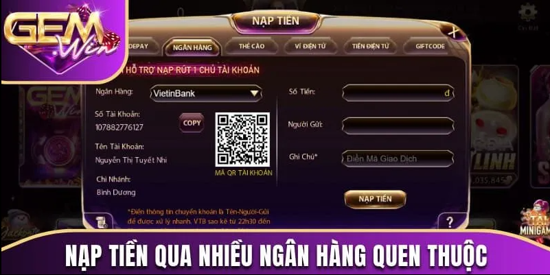 Nap Tien Gemwin Khong Thanh Cong? Khac Phuc Loi De Dang
