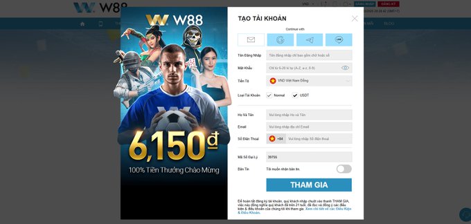 Đăng ký W88 có an toàn không?