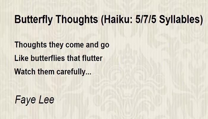What is a 5-7-5 Syllable Haiku Poem