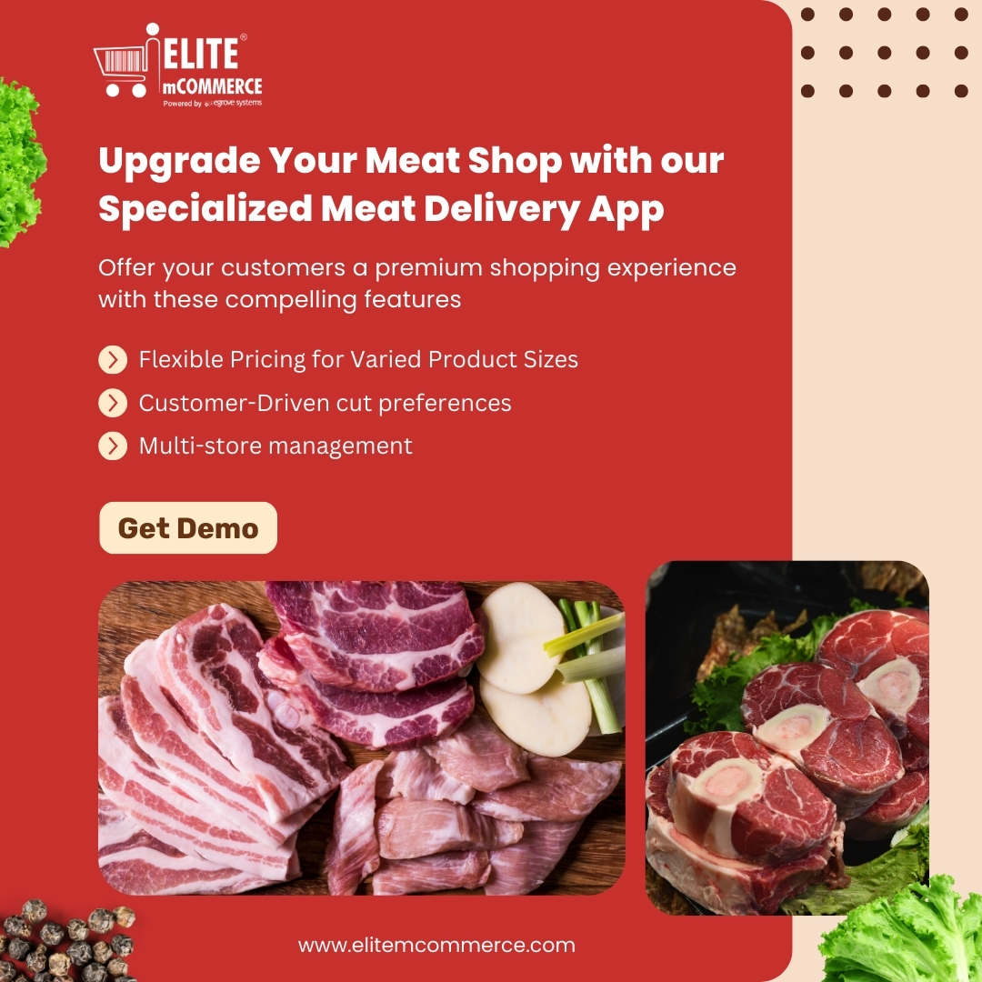 Revolutionizing Meat Delivery: Elite mCommerce’s Cutting-Edge Mobile App Solution