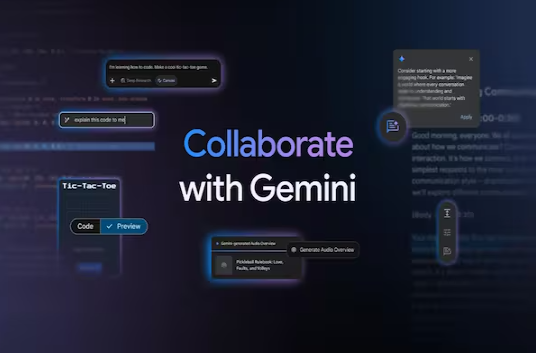 Google Expands Gemini AI with Canvas and Audio Overview