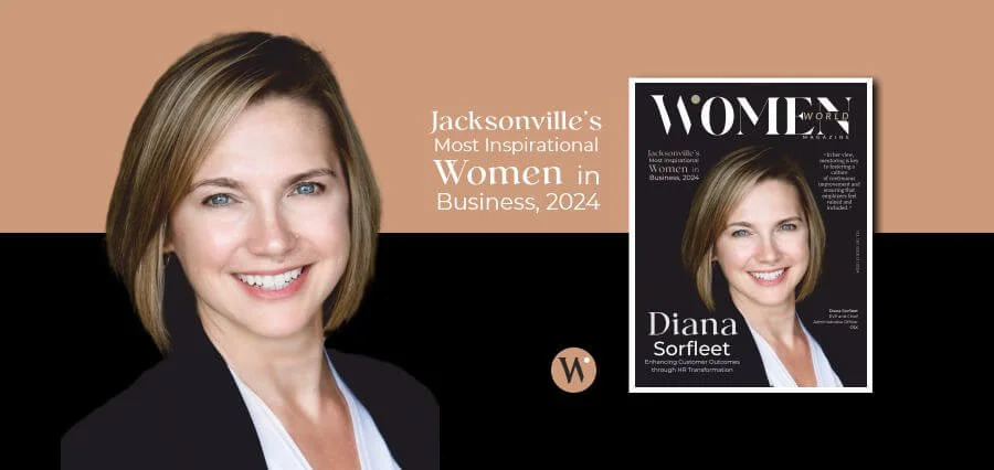 Diana Sorfleet Stars in Women World Magazine as Jacksonville's Most Inspirational Women in Business in 2024