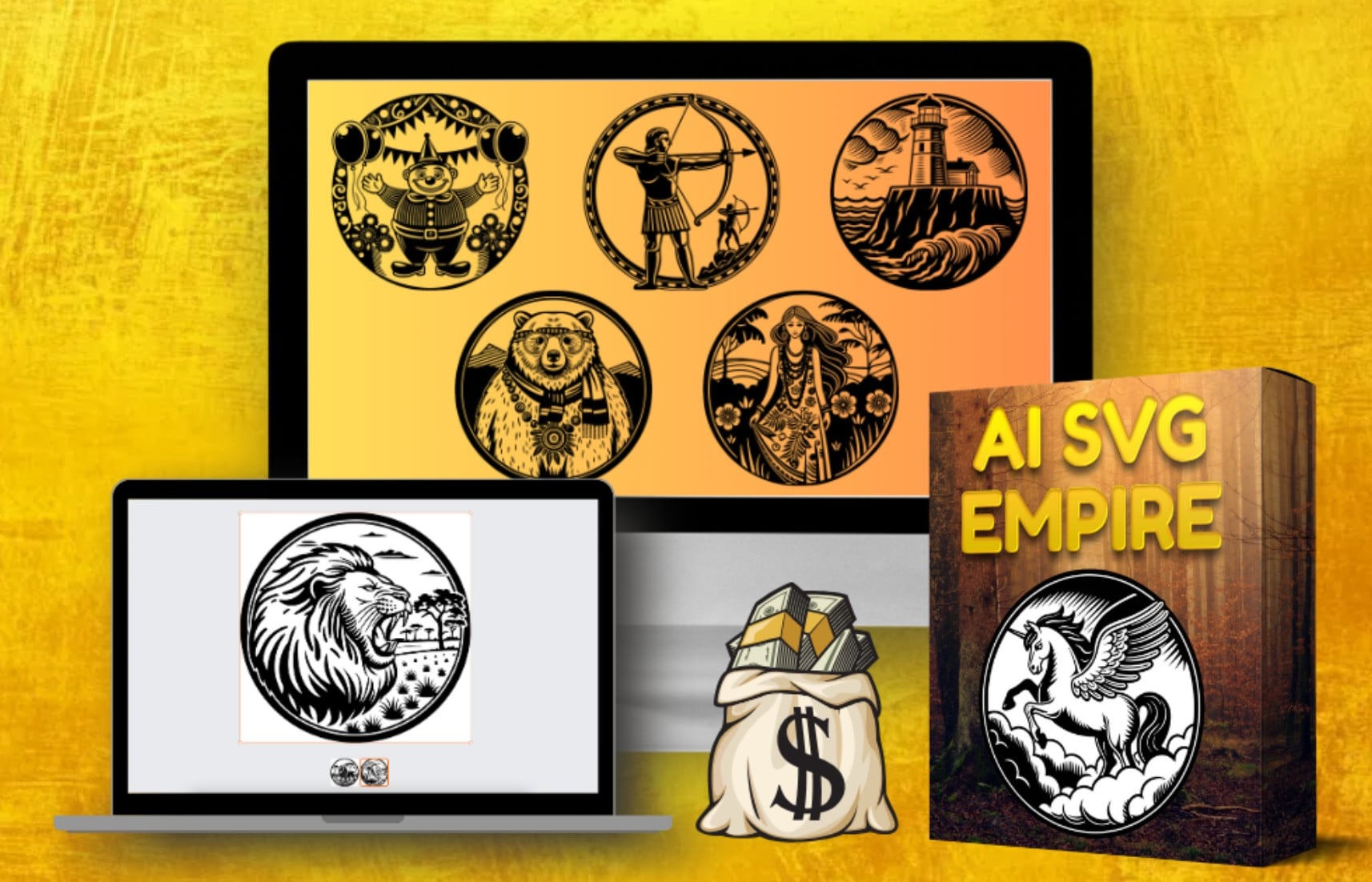 AI SVG Empire Review – Create & Sell SVGs with AI