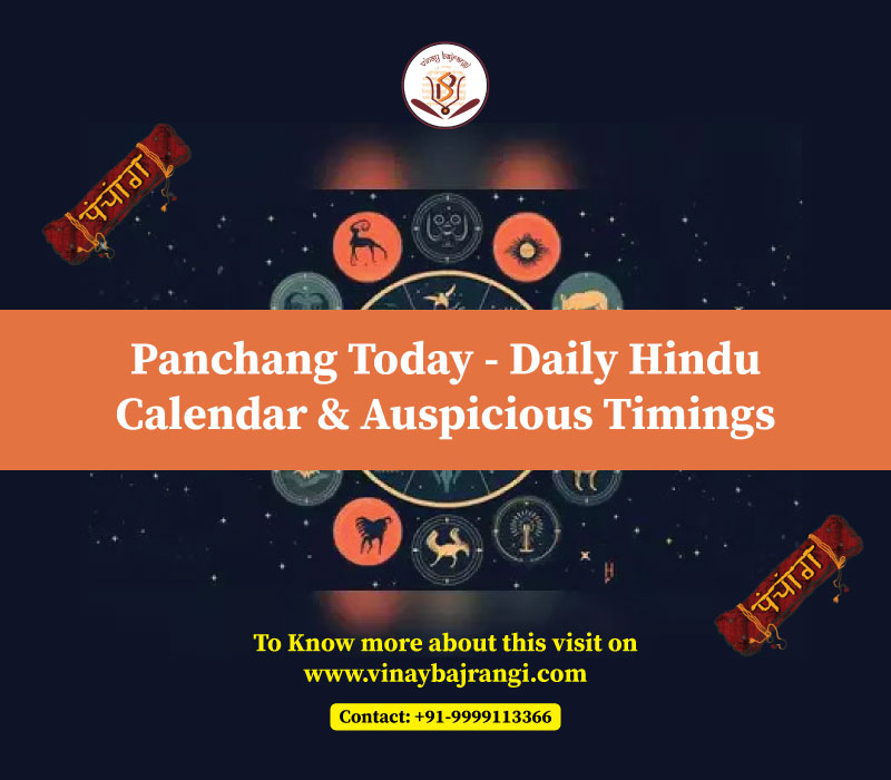 Panchang Today - Daily Hindu Calendar & Auspicious Timings