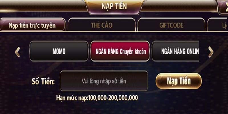 Quy trình nạp tiền an toàn - Trải nghiệm ngay Thiên Đường Trò Chơi đầy đẳng cấp