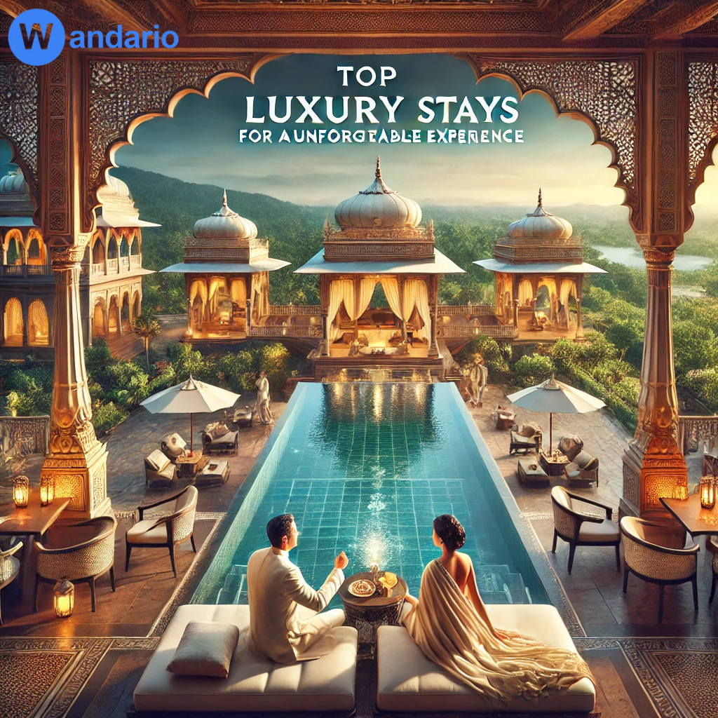 Top Luxury Stays in India for an
Unforgettable Experience