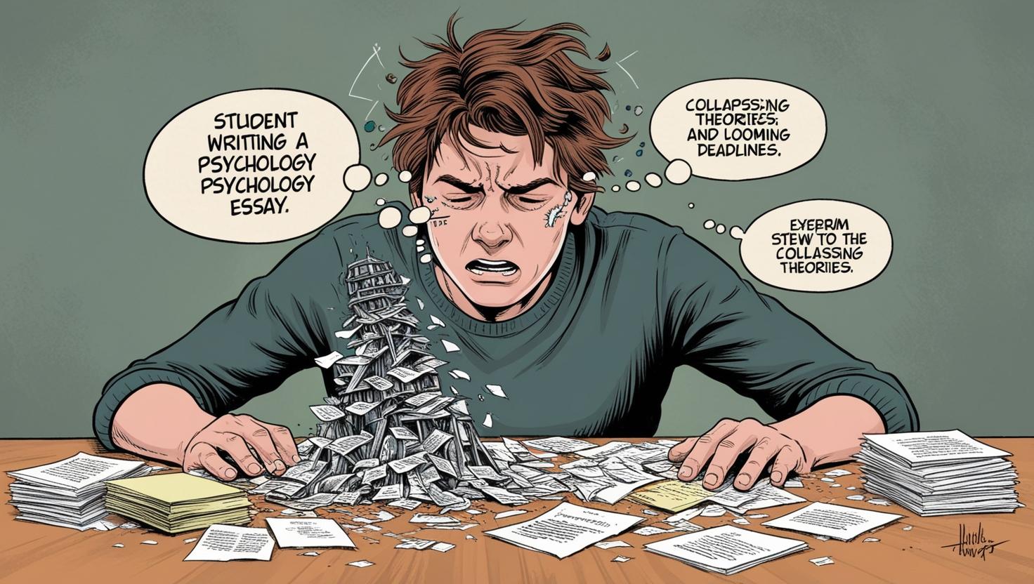 When Theories Collapse Under Deadlines The Silent Struggles of Psychology Essay Writing