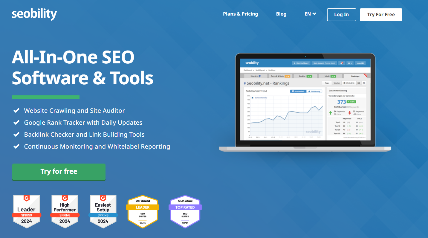 Seobility – The All-in-One SEO Tool to Boost Your Website’s Google Rankings