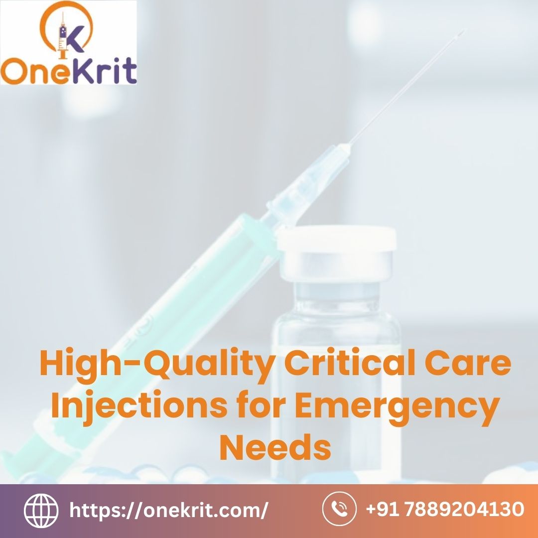 High-Quality Critical Care Injections for Emergency Needs