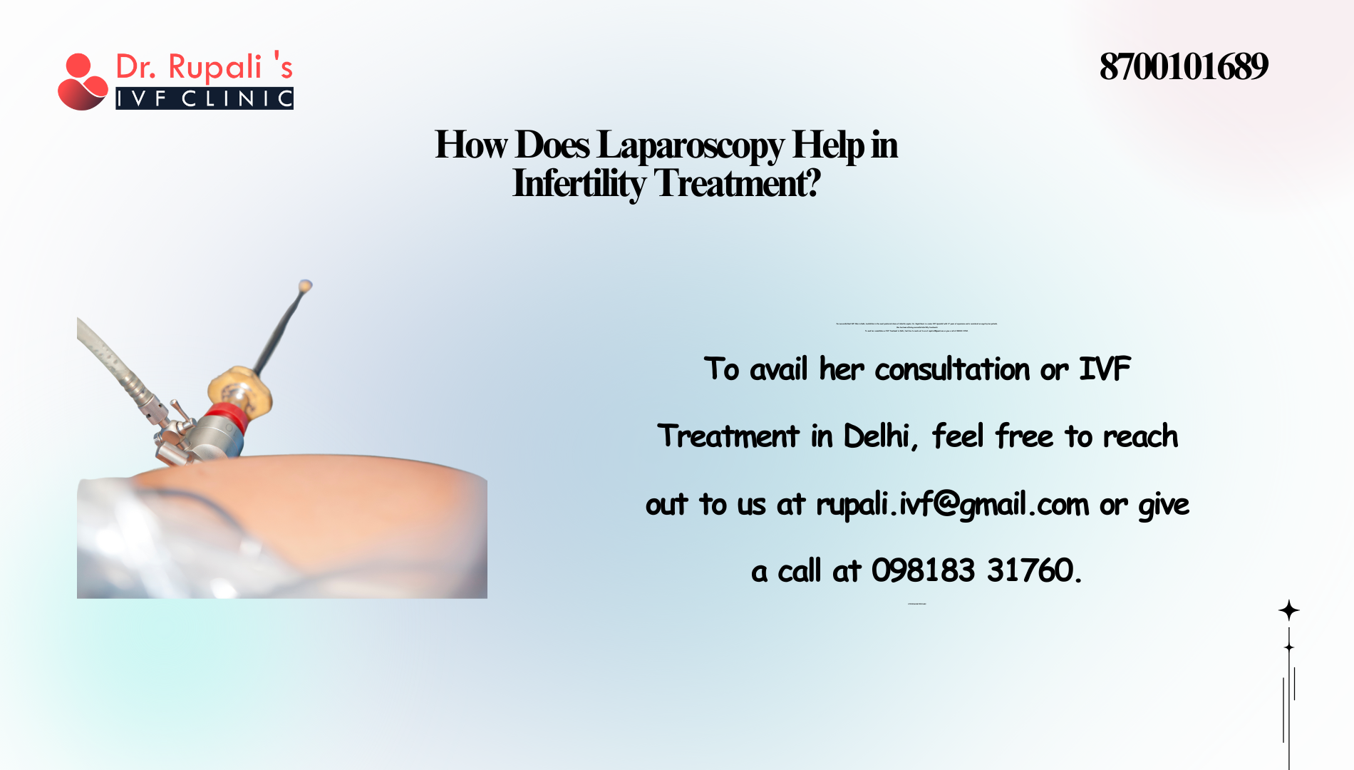 How Does Laparoscopy Help in Infertility Treatment?