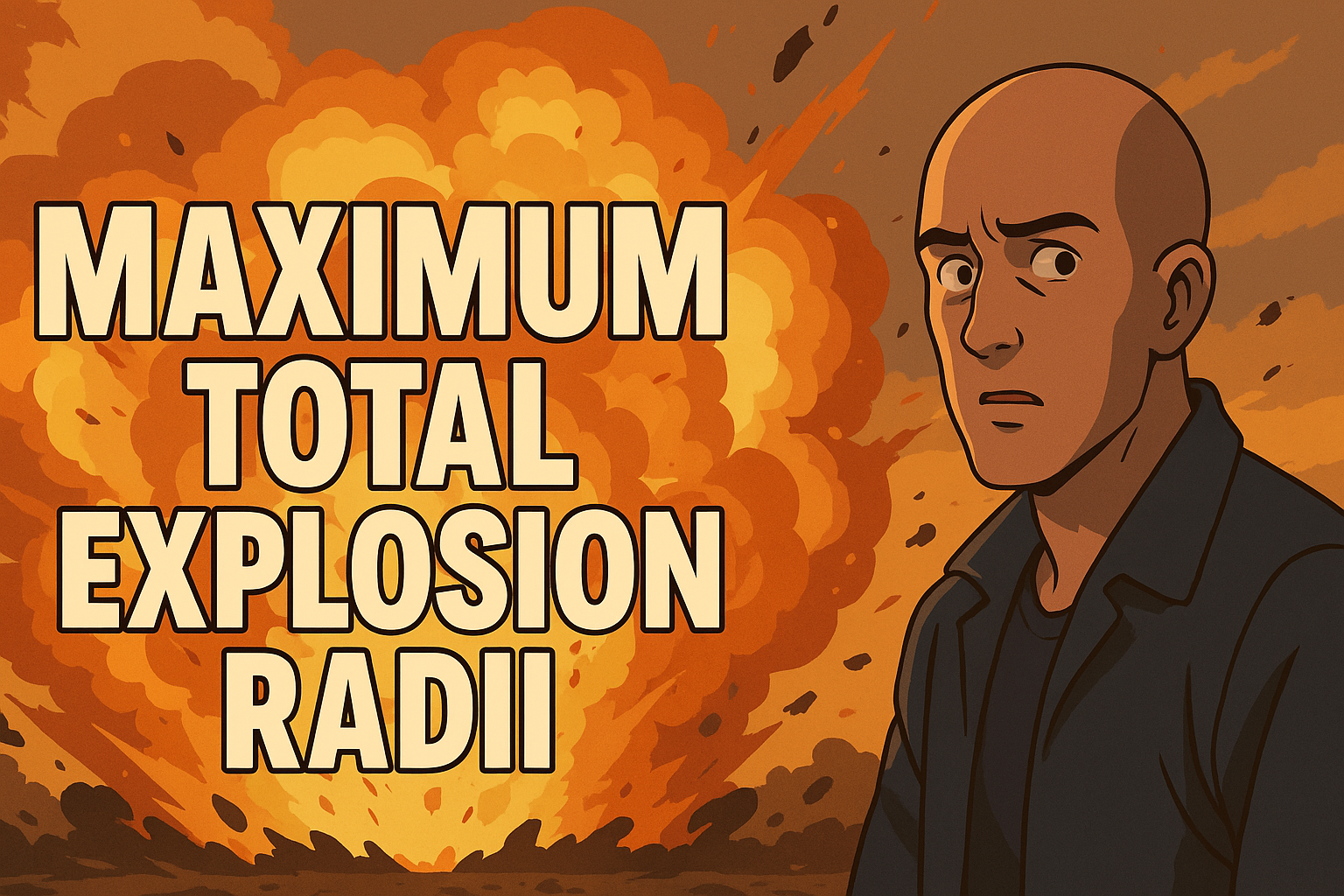 Maximum Total Explosion Radii