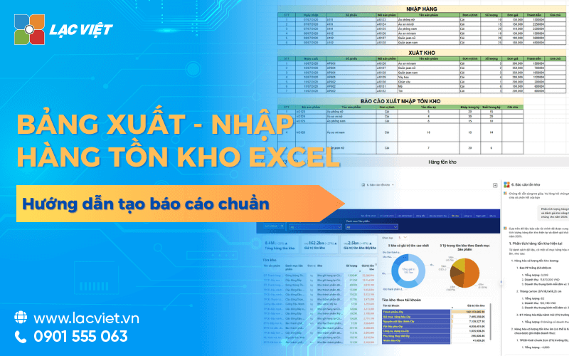 Hướng dẫn xây dựng khai thác File Excel nhập xuất tồn
