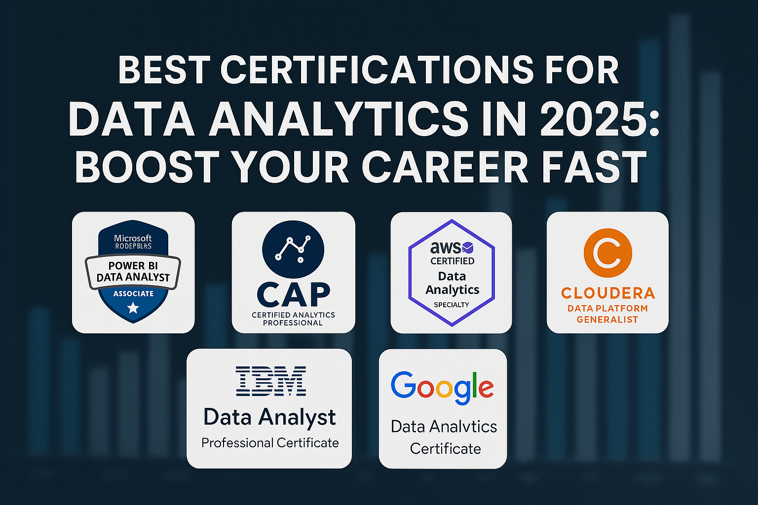 Best Certifications for Data Analytics in 2025: Boost Your Career Fast