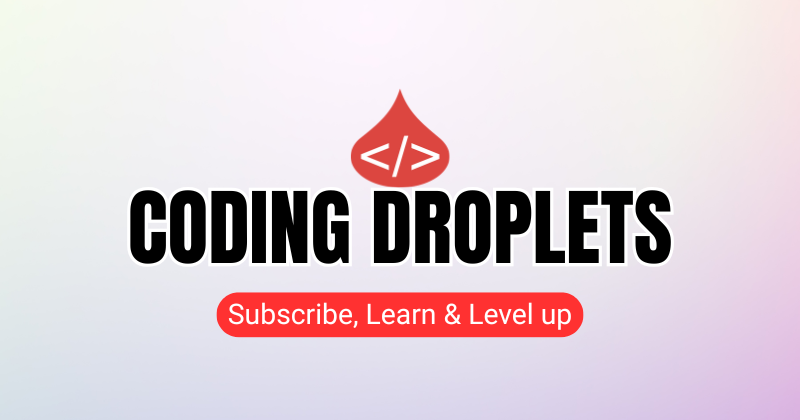 Coding Droplets