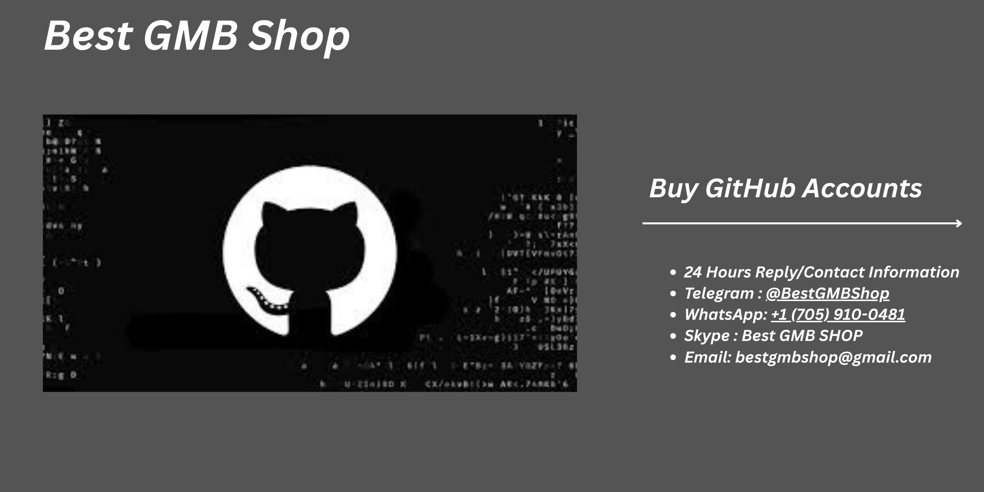 Buy GitHub Accounts