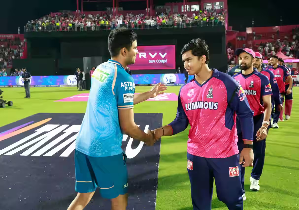 TATA IPL Live Cricket Score 2025 GT vs RR 47th Match Reports
