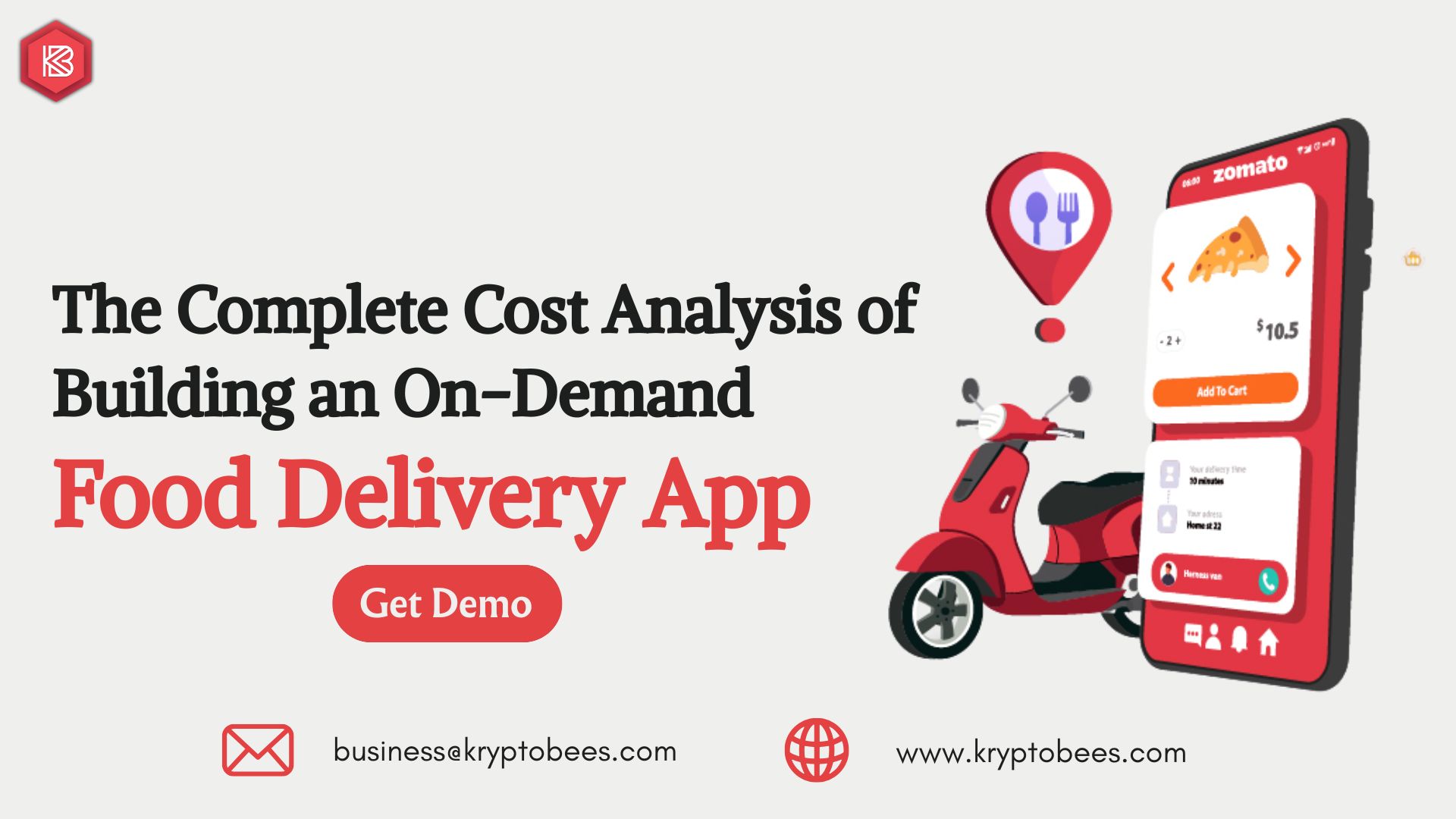 The Complete Cost Analysis of Building an On-Demand Food Delivery App