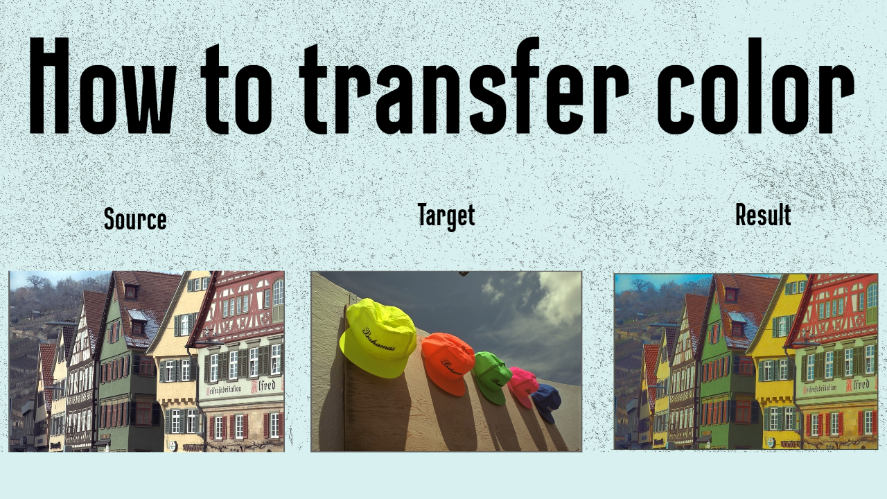 Amazing Color Transfer between Images