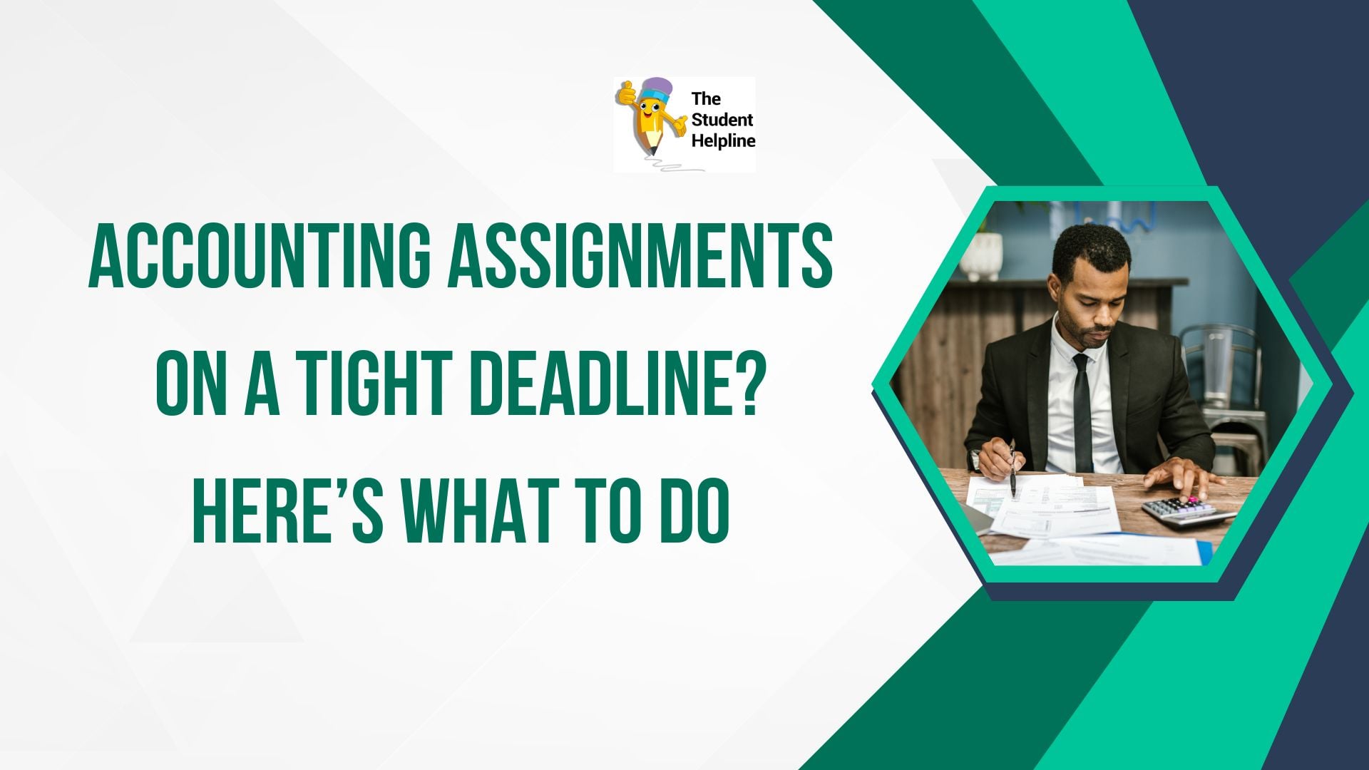 Accounting Assignments on a Tight Deadline? Here’s What to Do