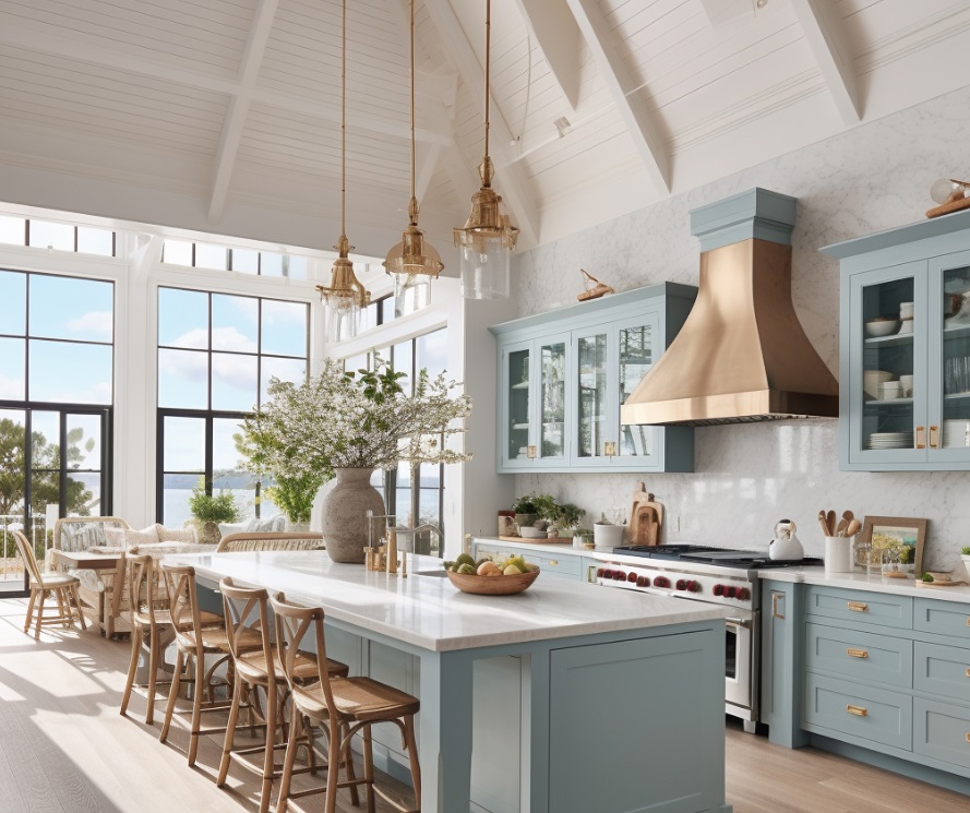 Light Blue Kitchen Cabinets A Timeless Choice for a Fresh Airy Look