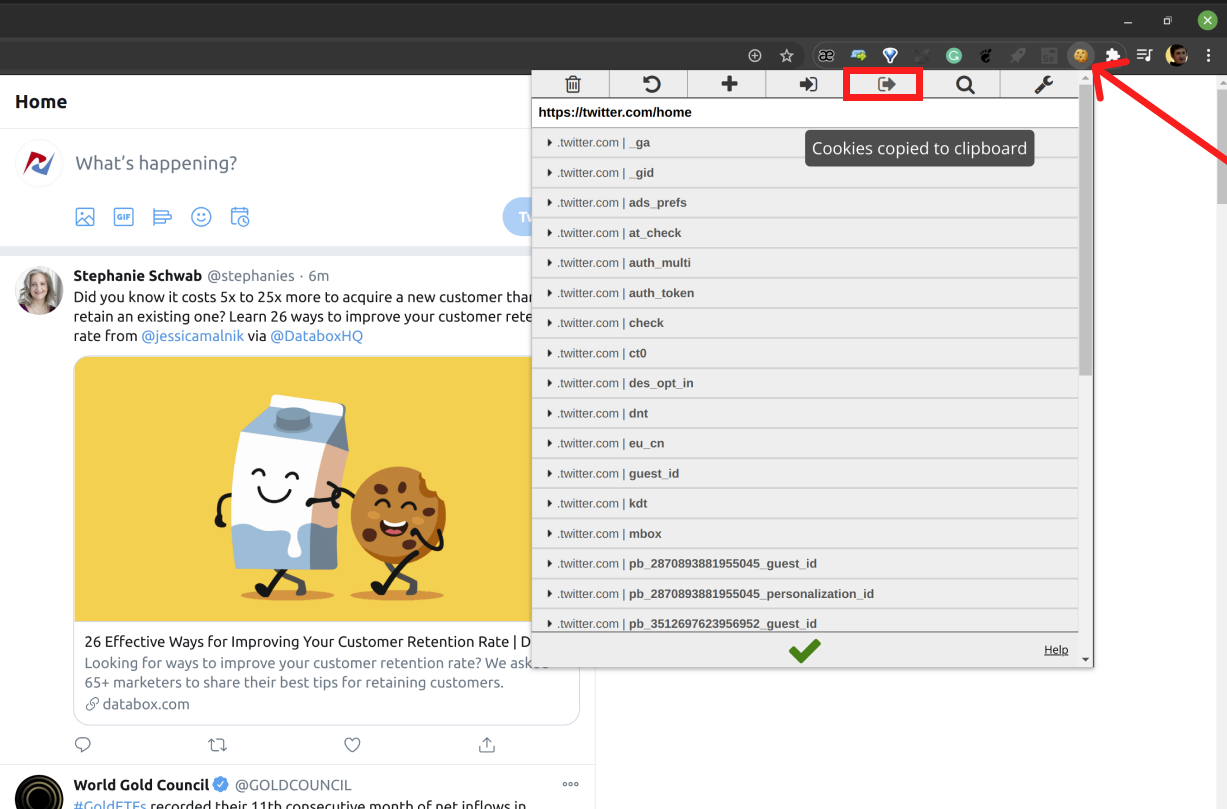 How to Log in to a website by passing cookies to a web scraper?