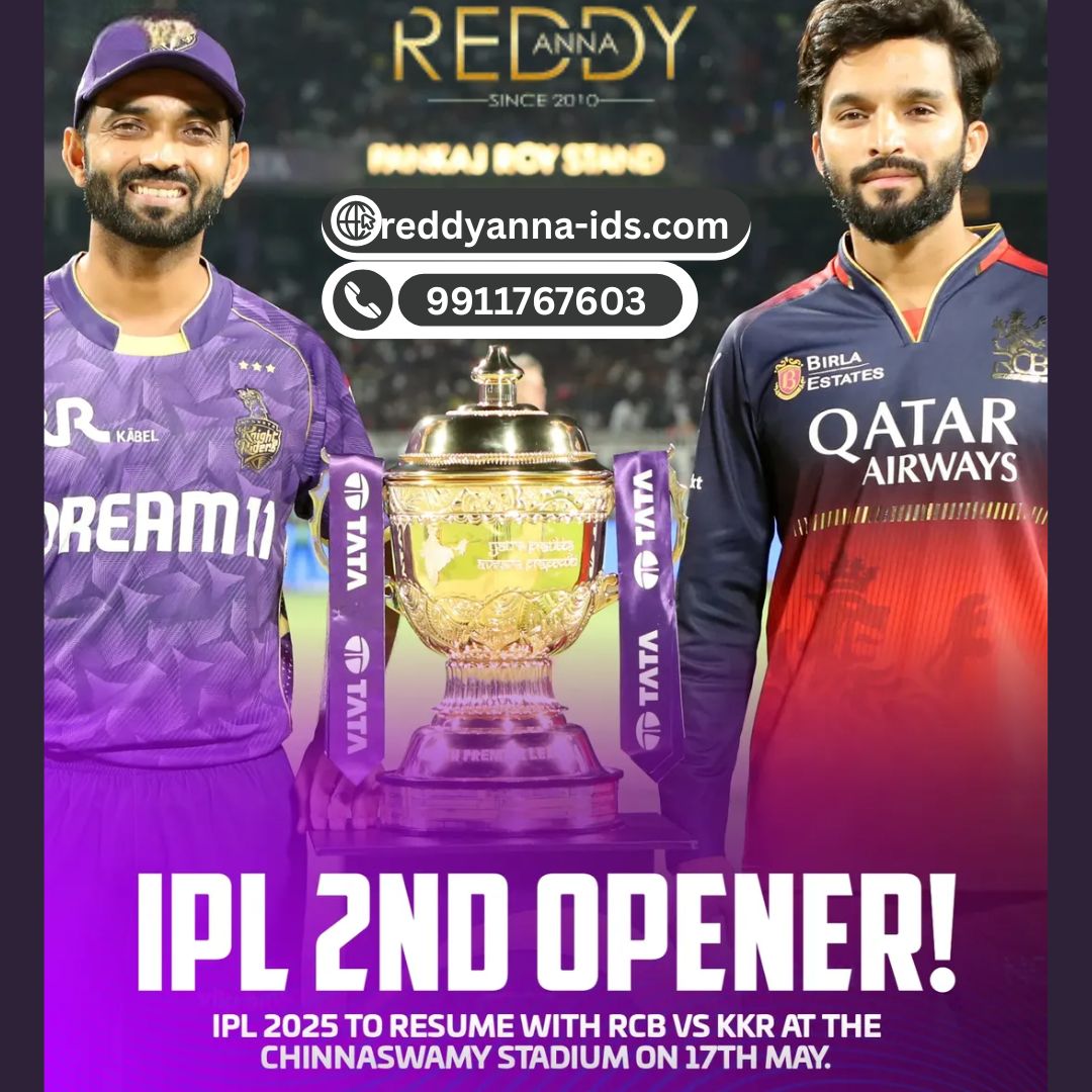 Head-to-Head Stats with Reddy Anna Book : Kolkata Knight Riders vs Royal Challengers Bengaluru in IPL 2025 History.