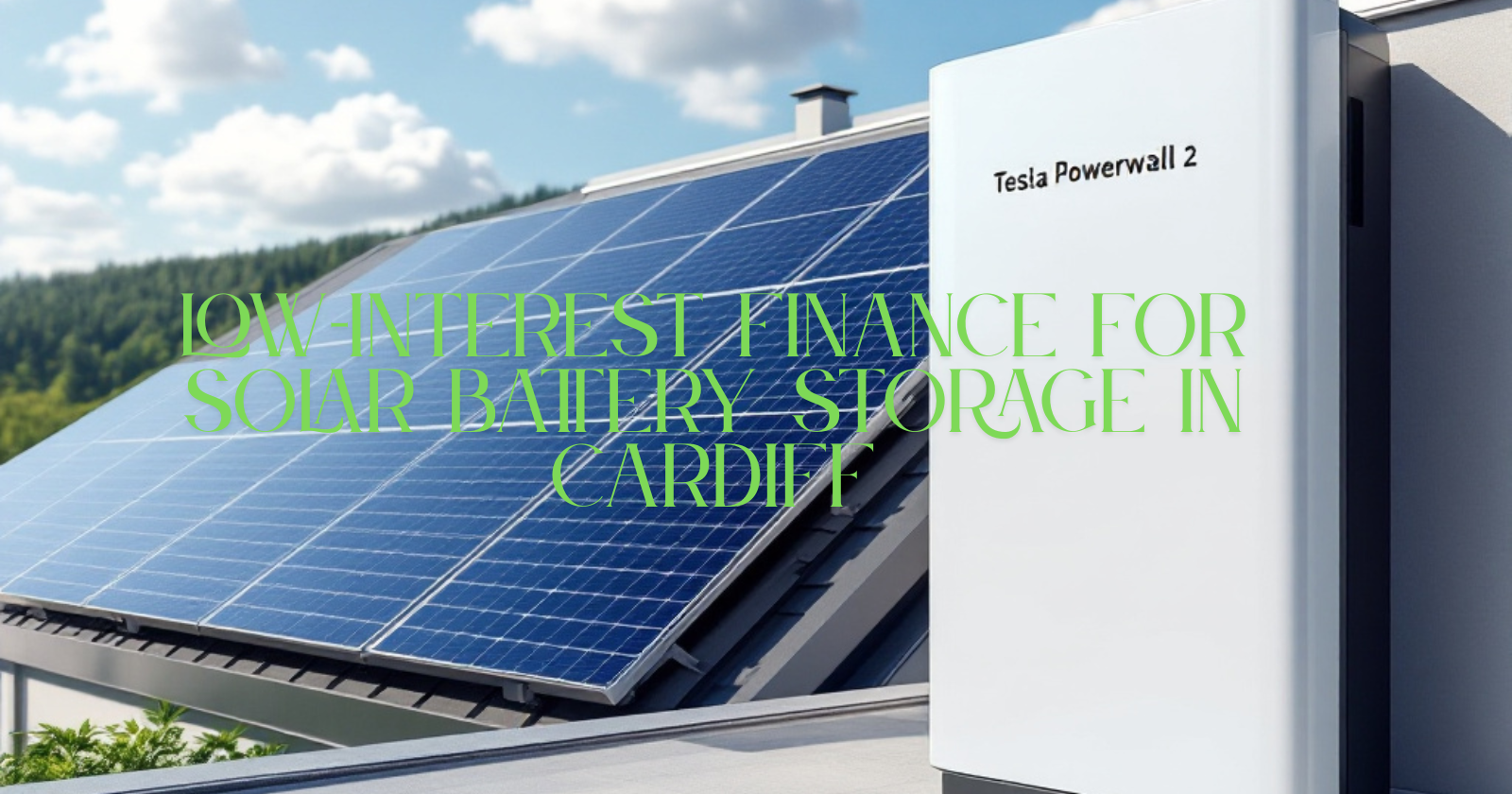 Low-Interest Finance for Solar Battery Storage in Cardiff