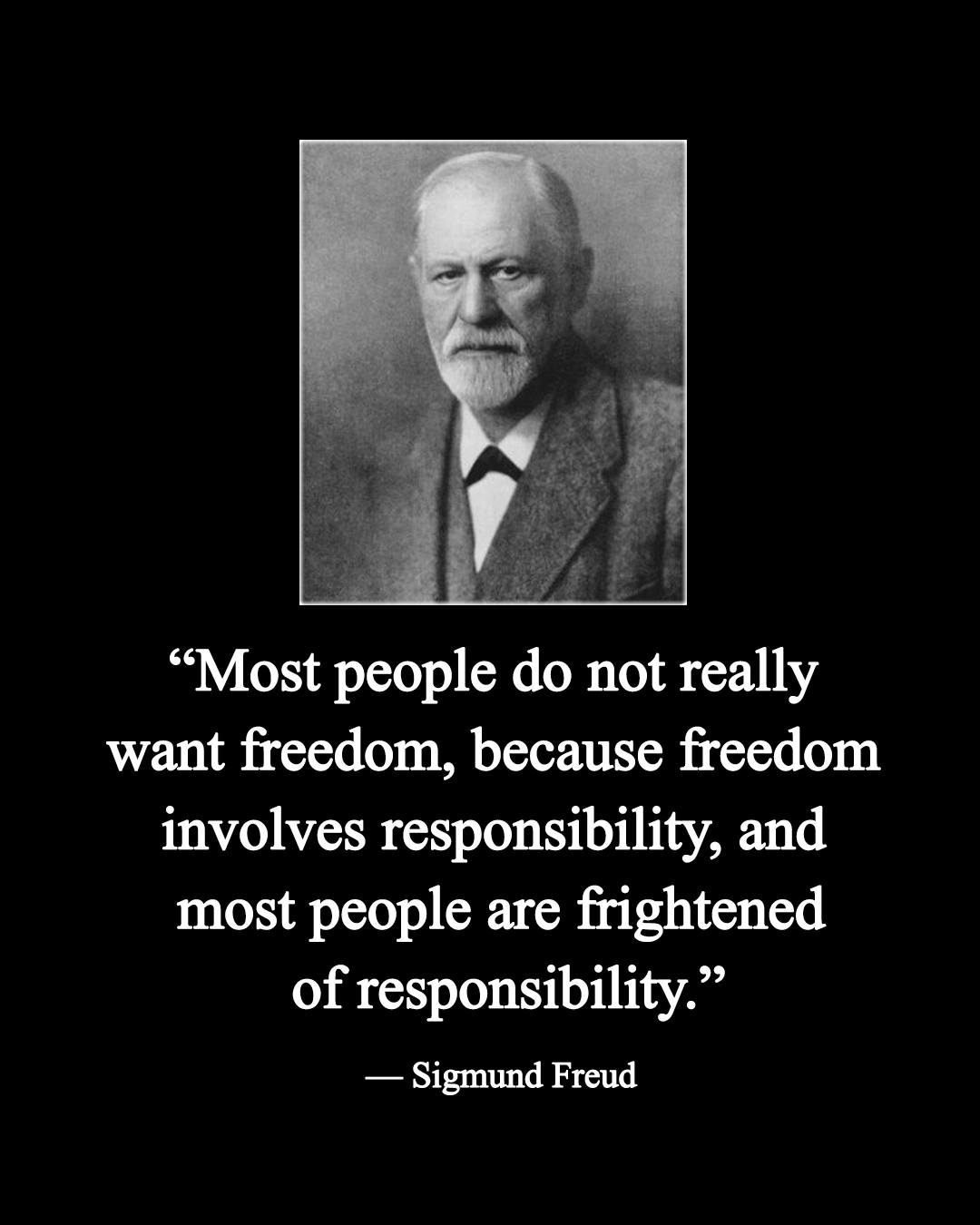You say you want freedom. But do you like what it takes to build it?