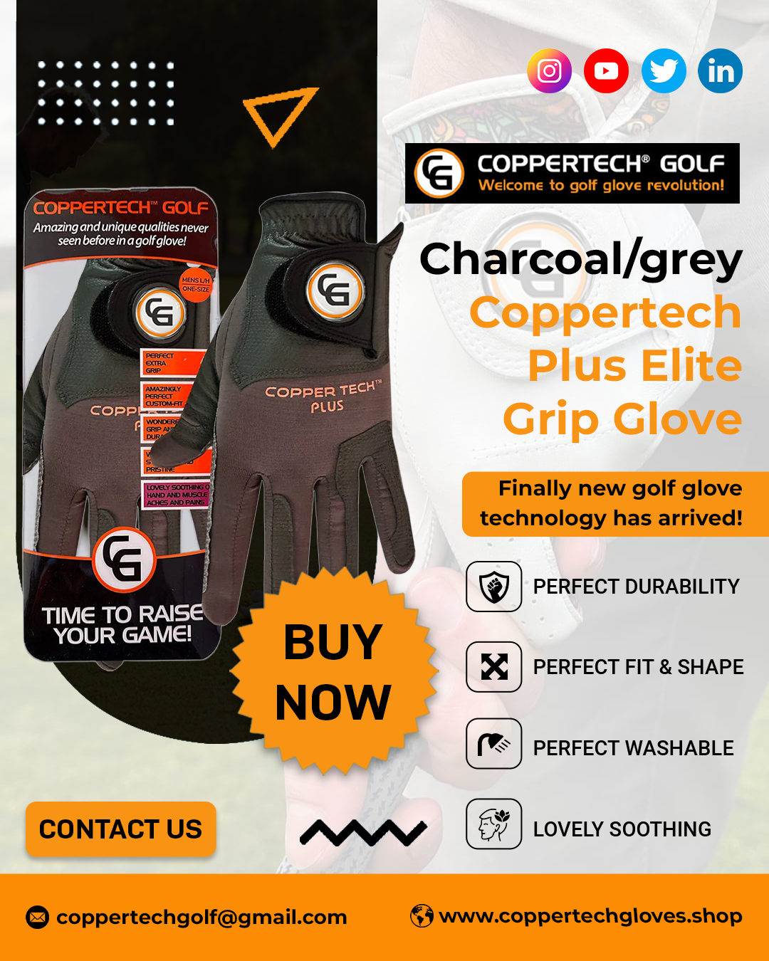 Discover the Best Golf Gloves for Men with Coppertech Golf