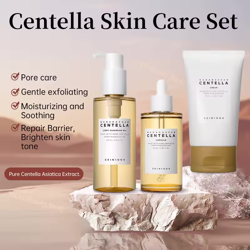 Skin1004 Centella Skincare Set – Serum, Cream & Cleansing Oil