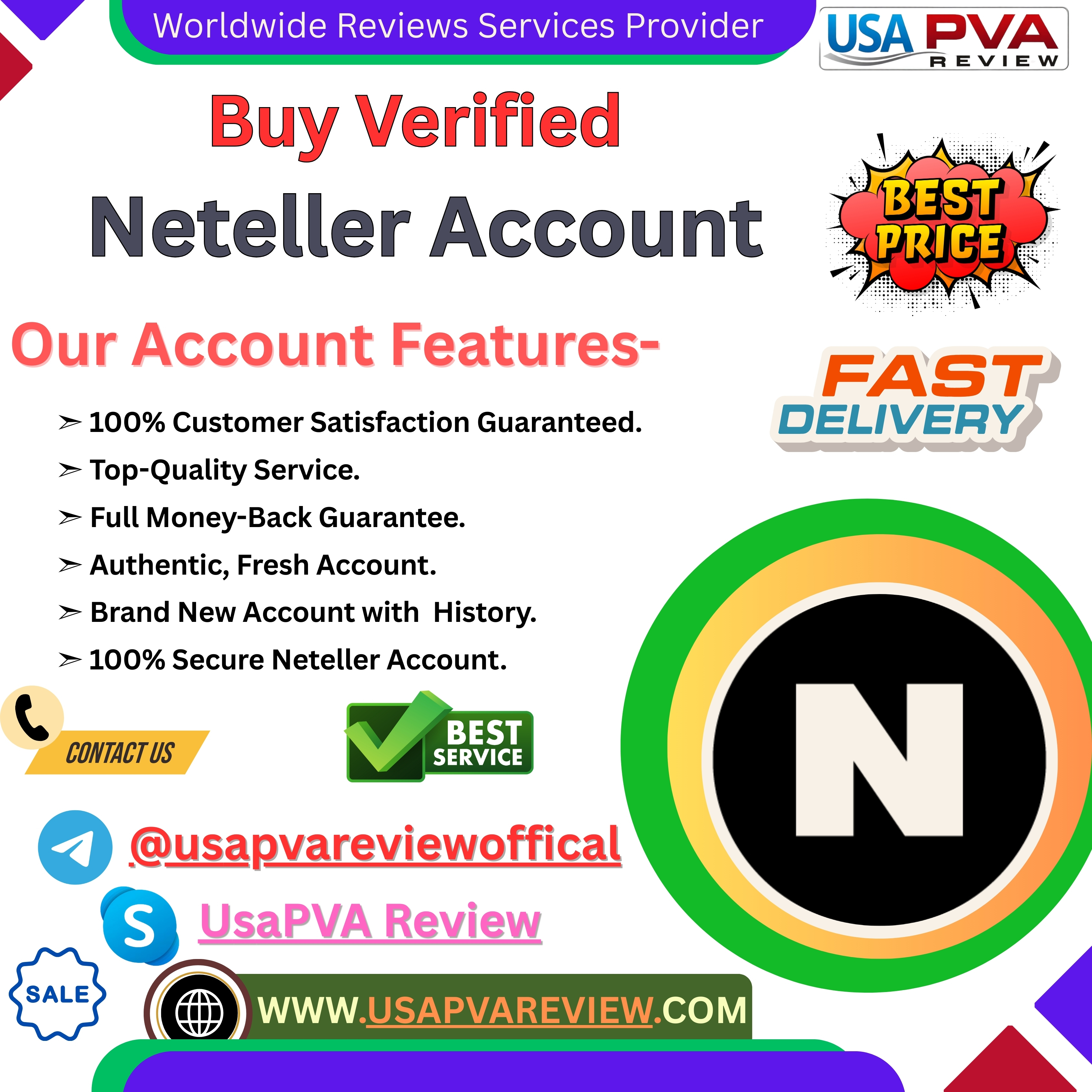 The Secure Way to Get Paid - Verified Neteller Account