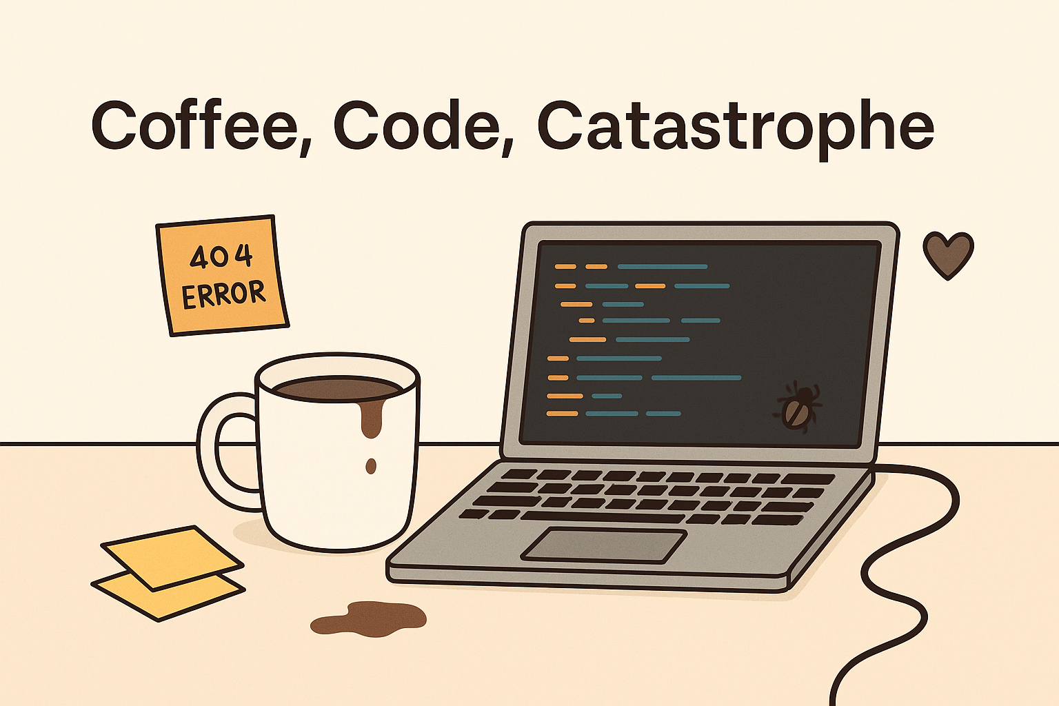 Coffee, Code, Catastrophe