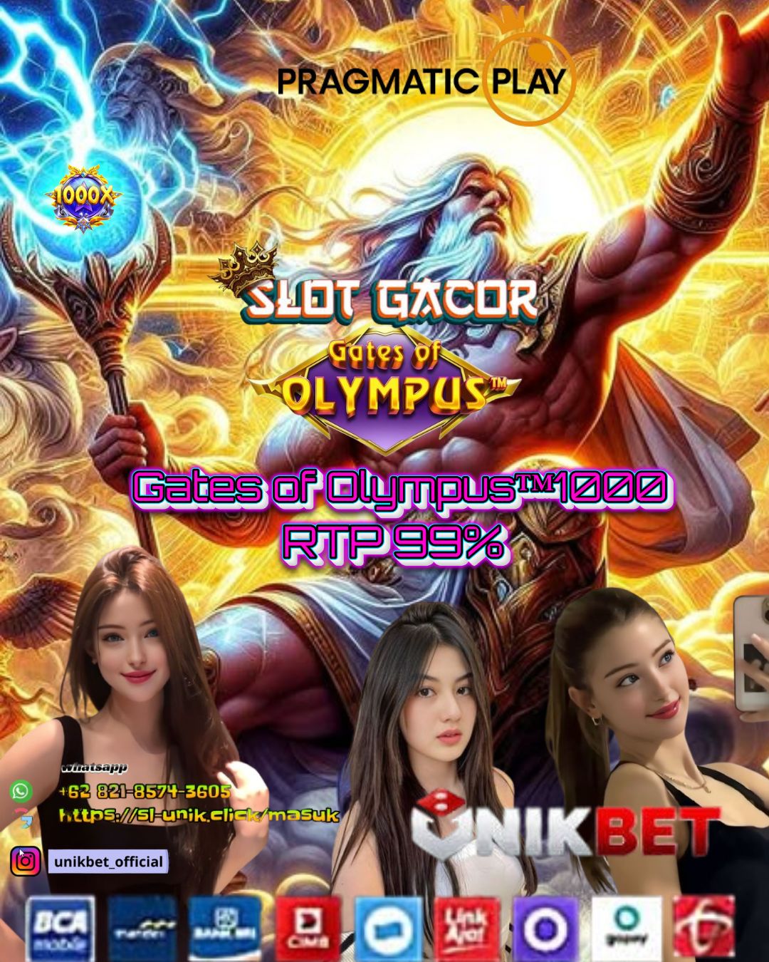 UNIKBET: Daftar Link Game Bet 200 Pragmatic Play Game Deposit Bank Aladin Resmi Terpercaya