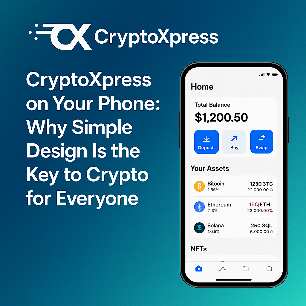 CryptoXpress on Your Phone: Why Simple Design Is the Key to Crypto for Everyone