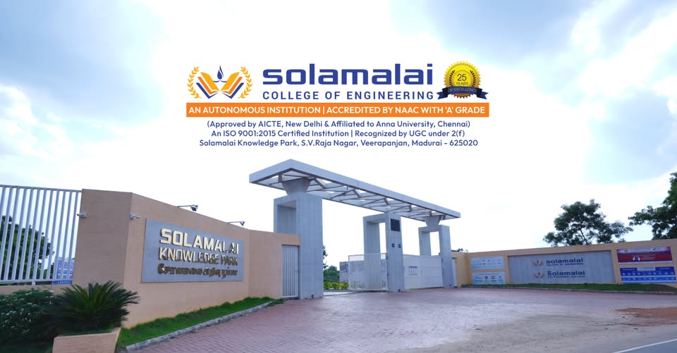 Pursue B.E. Computer Science and Engineering at Solamalai College of Engineering – Admissions Open for 2025–2026