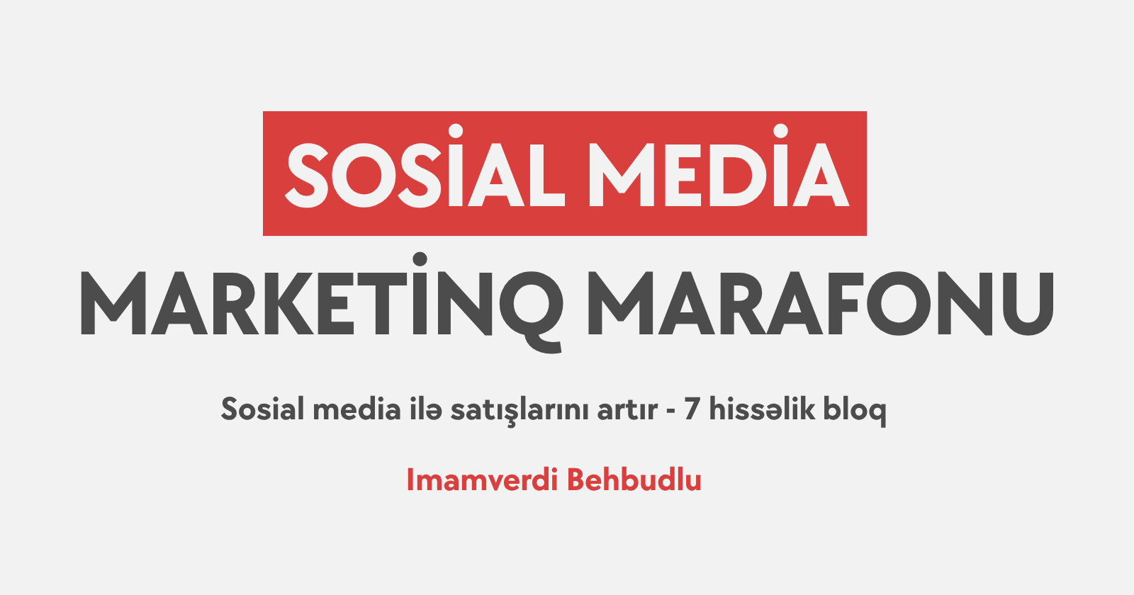 Solo sahibkarlar üçün sıfırdan sosial media marketinqi (SMM) dərsləri