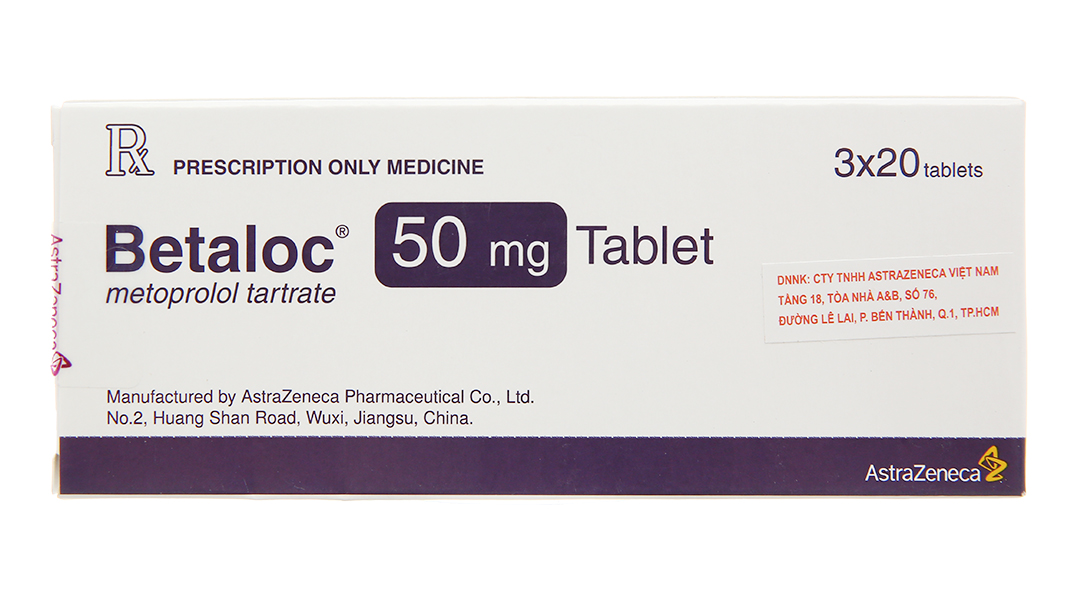 Hướng dẫn sử dụng Betaloc 50mg đúng cách
