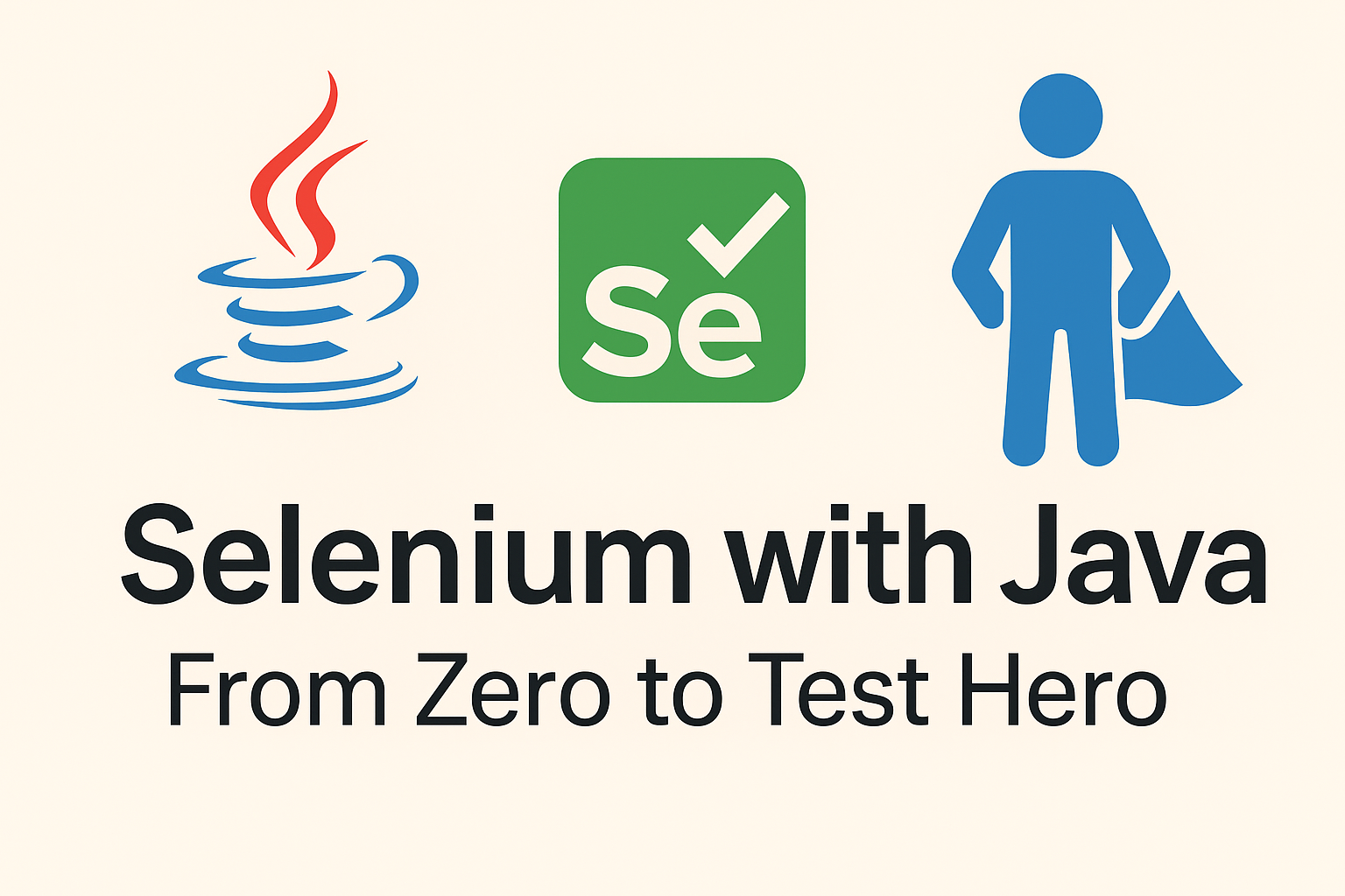 Selenium with Java – From Zero to Test Hero