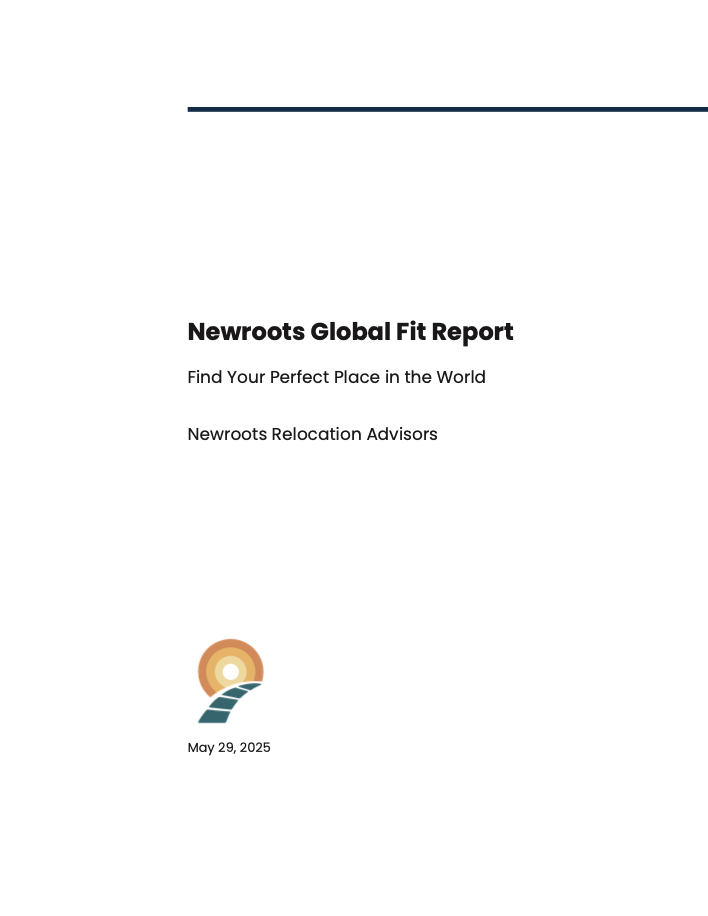 Coverpage of a Sample Report
