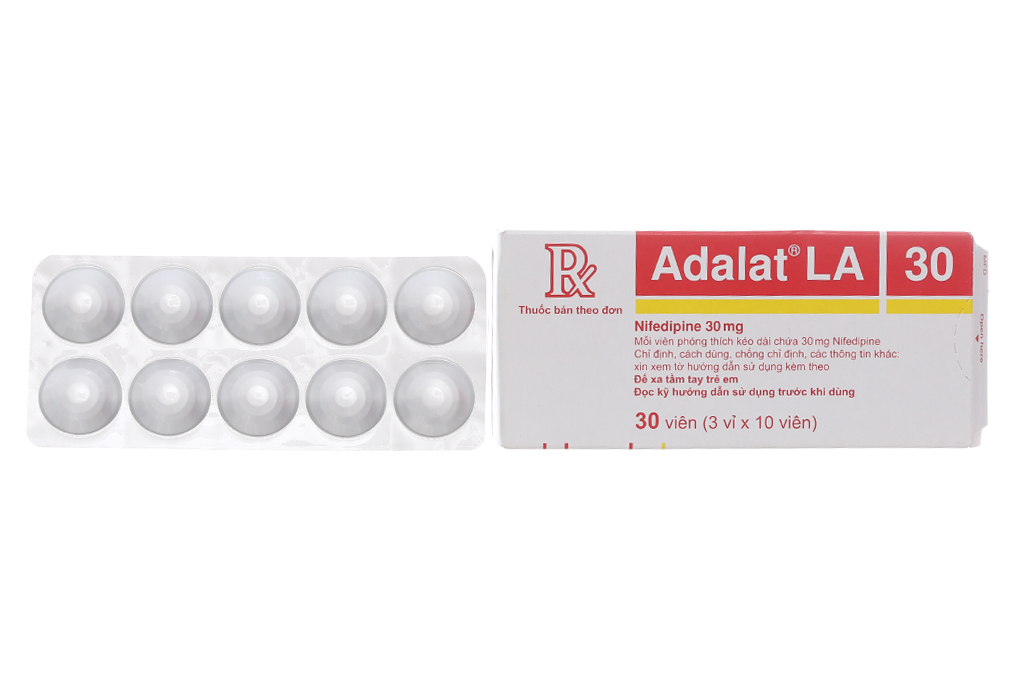 Adalat LA 30mg uống bao lâu thì có tác dụng?
