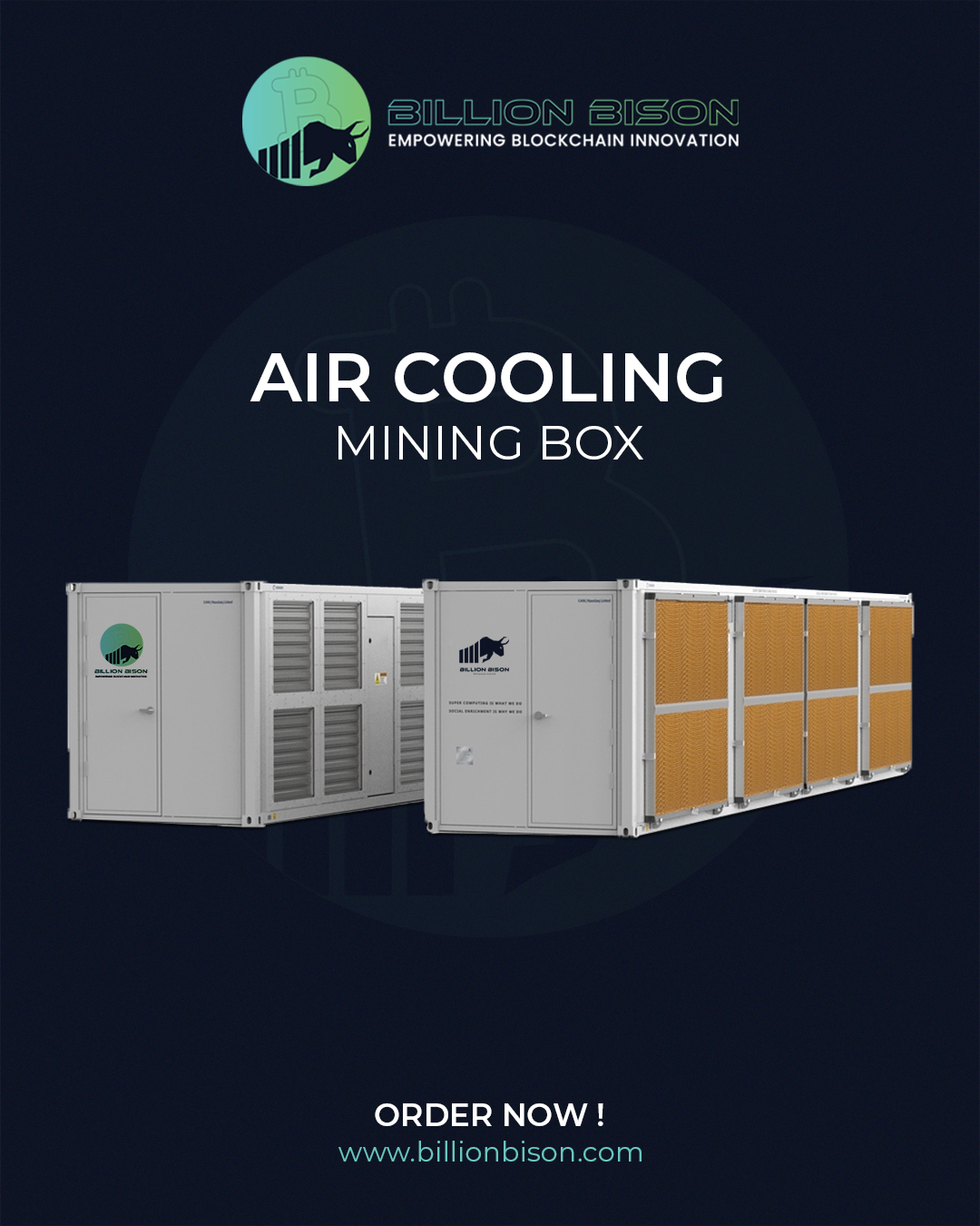 Bison Freeze Core 40 – Air Cooling Container by Billion Bison