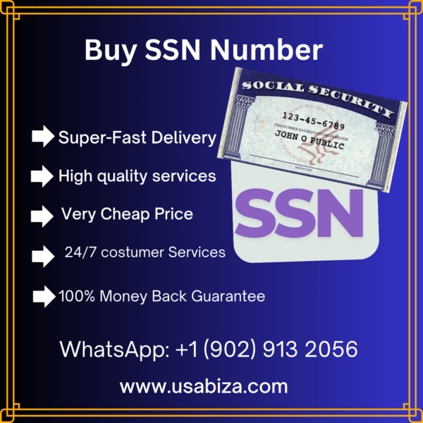 Where to Buy Real SSN Number with Full Info