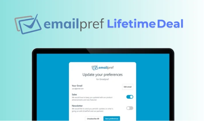 Emailpref Lifetime Deal | Generate Subscription Preferences Page