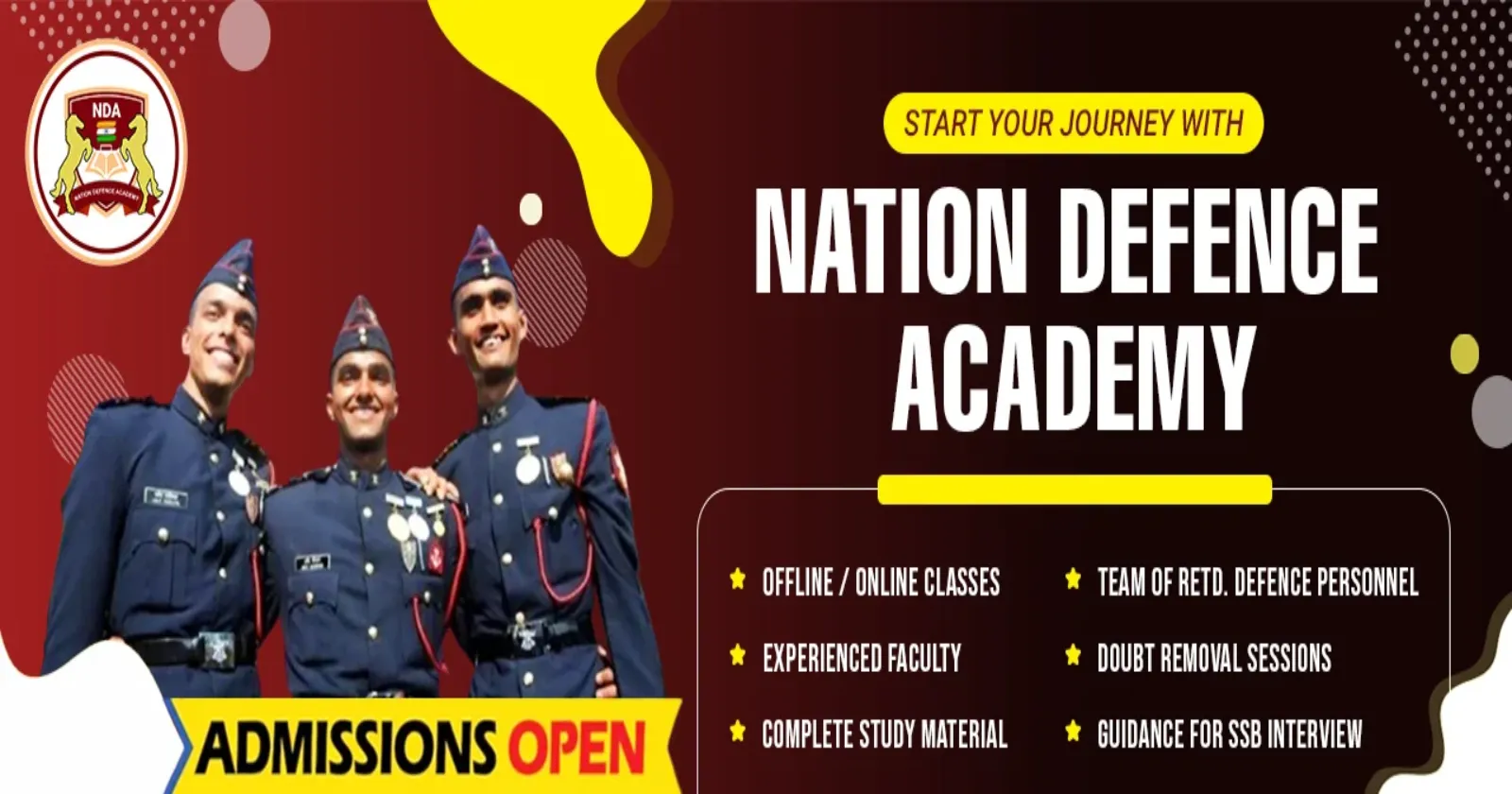 NDA is Not a Dream, It’s a Goal: Train with NationDefence Academy