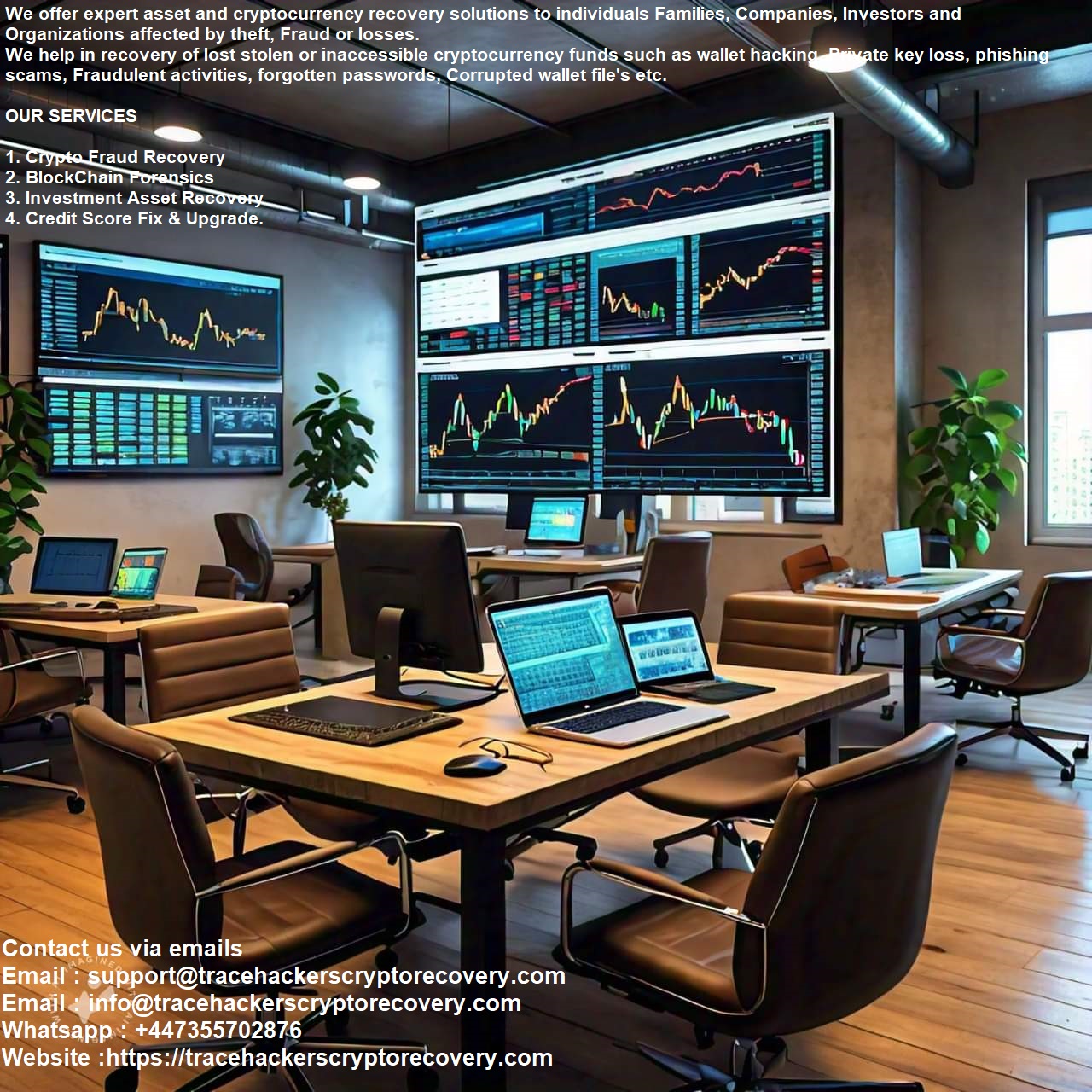 trace Hacker's  Cryptocurrency Recovery Company Helped Me To Recovery My Lost Bitcoin Money +447355702876